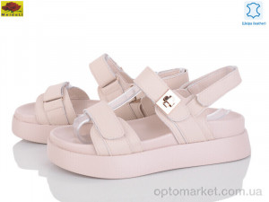 Босоніжки жіночі F1095-11 Mei De Li бежевий оптом от Optomarket