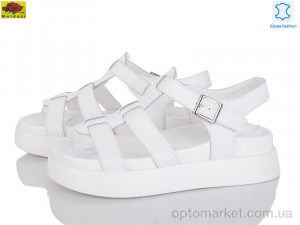 Босоніжки жіночі F1095-13 Mei De Li білий оптом от Optomarket