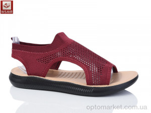 Босоніжки жіночі F11-8 WSMR бордовий оптом от Optomarket