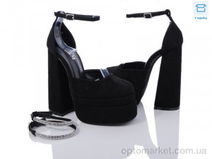 Туфлі жіночі F12-5 L&M чорний  оптом от Optomarket