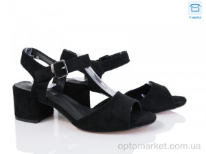 Босоніжки жіночі F127-1 L&M чорний  оптом от Optomarket