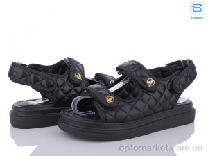 Босоніжки жіночі F150-1 L&M чорний  оптом от Optomarket