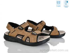 Сандалі чоловічі F17-3 Hongquan бежевий оптом от Optomarket