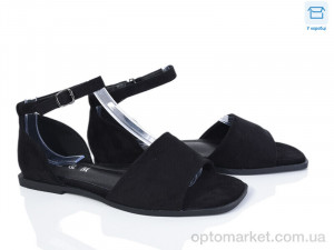 Босоніжки жіночі F173-1 L&M чорний  оптом от Optomarket