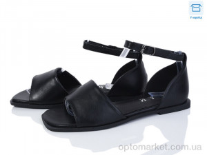 Босоніжки жіночі F173-2 L&M чорний  оптом от Optomarket