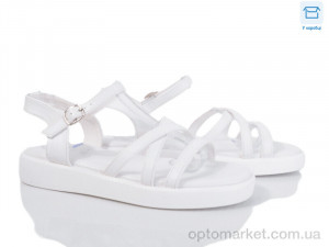 Босоніжки жіночі F187-4 L&M білий  оптом от Optomarket