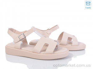 Босоніжки жіночі F188-3 L&M бежевий  оптом от Optomarket