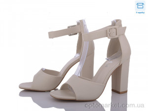 Босоніжки жіночі F19-11 L&M бежевий  оптом от Optomarket