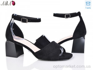 Босоніжки жіночі F1ABA06-2 L&M чорний  оптом от Optomarket