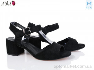 Босоніжки жіночі F1ABA27-1 L&M чорний  оптом от Optomarket