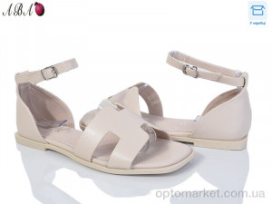 Босоніжки жіночі F1ABA72-4 L&M бежевий  оптом от Optomarket