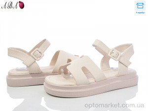 Босоніжки жіночі F1ABA85-2 L&M бежевий  оптом от Optomarket