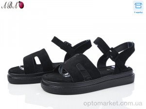 Босоніжки жіночі F1ABA85-3 L&M чорний  оптом от Optomarket