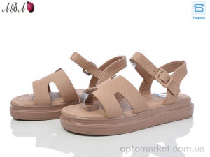 Босоніжки жіночі F1ABA85-4 L&M бежевий  оптом от Optomarket