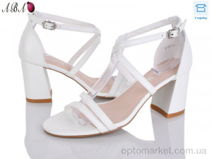 Босоніжки жіночі F1ABA97-4 L&M білий  оптом от Optomarket
