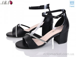 Босоніжки жіночі F1ABA99-3 L&M чорний  оптом от Optomarket