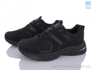 Кросівки чоловічі F302-1 YZY чорний  оптом от Optomarket