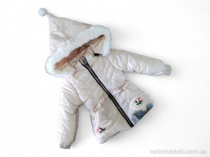 Куртка дитячі F334 бежевий єврозима Jingpin бежевий  оптом от Optomarket