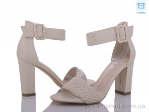 Босоніжки жіночі F50-2 L&M бежевий  оптом от Optomarket