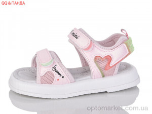 Босоніжки дитячі F51001-B Girnaive рожевий  оптом от Optomarket
