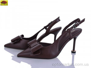 Туфлі жіночі F566-34 Mei De Li коричневий оптом от Optomarket