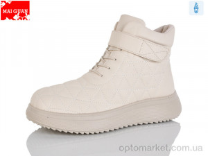 Черевики жіночі F57-2 Maiguan бежевий  оптом от Optomarket