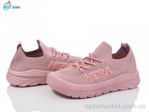 Кросівки дитячі F575-3-3 BBT рожевий  оптом от Optomarket