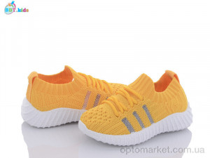 Кросівки дитячі F6255-5 BBT жовтий  оптом от Optomarket