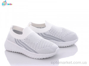 Кросівки дитячі F6269-8 BBT kids білий  оптом от Optomarket