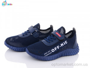 Кросівки дитячі F6312-7 bbt.kids синій  оптом от Optomarket