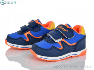 Кросівки дитячі F655 d.blue-orange Clibee синій оптом от Optomarket