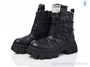 Черевики жіночі F66-01 Lion чорний оптом от Optomarket