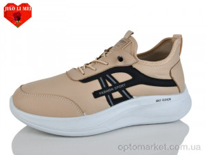 Кросівки чоловічі F88-3 Jiao Li Mei бежевий  оптом от Optomarket