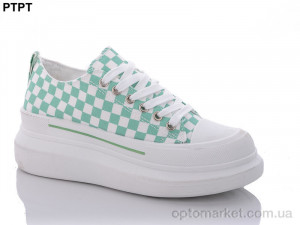 Кеди жіночі F892-7 PTPT зелений  оптом от Optomarket
