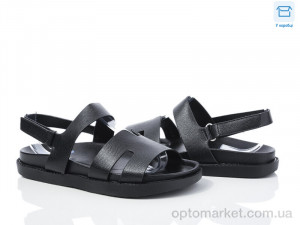 Босоніжки жіночі F900-5 L&M чорний  оптом от Optomarket