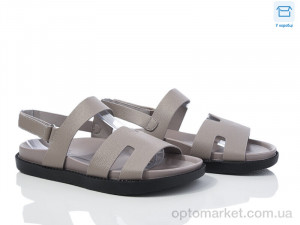 Босоніжки жіночі F900-7 L&M сірий  оптом от Optomarket