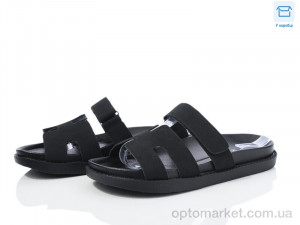 Шльопанці жіночі F902-1 L&M чорний  оптом от Optomarket