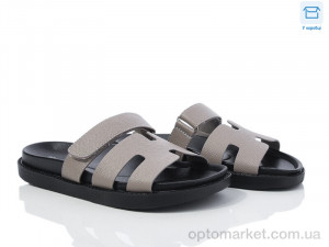 Шльопанці жіночі F902-20 L&M сірий  оптом от Optomarket