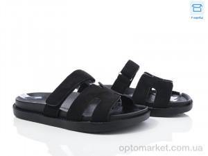Шльопанці жіночі F902-4 L&M чорний  оптом от Optomarket