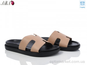 Шльопанці жіночі F9ABA03-8 L&M коричневий  оптом от Optomarket