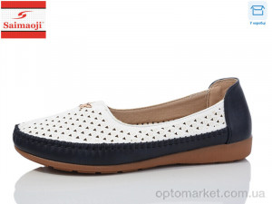 Мокасини жіночі FA62-2 Saimaoji білий  оптом от Optomarket