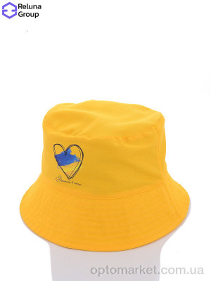 Панама унісекс FG003-1 yellow Reluna Group жовтий  оптом от Optomarket