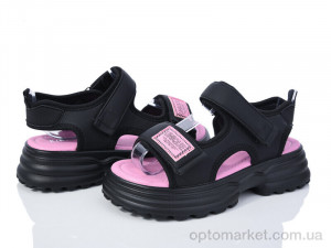 Босоніжки дитячі FG2469-3A Kimbo-o чорний оптом от Optomarket