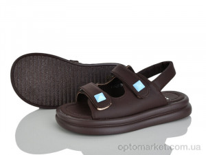 Босоніжки дитячі FG620-3Z Kimbo-o коричневий оптом от Optomarket