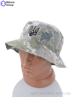 Панама чоловічі FR013-4 khaki Reluna Group хакі  оптом от Optomarket