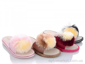 Шльопанці жіночі FY020A mix Lion мікс  оптом от Optomarket