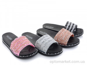 Шльопанці жіночі FY1835A mix Lion мікс  оптом от Optomarket