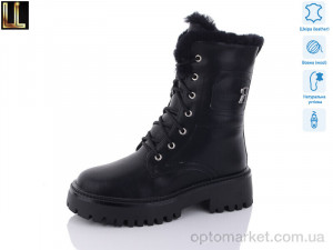 Черевики жіночі G-80-1 Lilin чорний  оптом от Optomarket