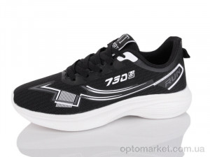 Кросівки жіночі G-AT019 Шик-Шок чорний  оптом от Optomarket