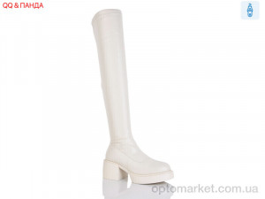 Ботфорти жіночі G011 Алена Ван бежевий оптом от Optomarket